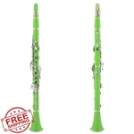 Mendini Bb Clarinet Beginner Green Ebonite, Case, Reeds, Stand, Gloves. Fixed Price $220.99.