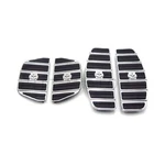 Hongk- Motorcycle Chrome Skull Zombie Rider And Passenger Footboard Kit- Trad.... Fixed Price $211.22.
