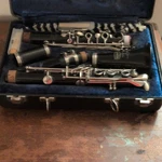 Bundy Resonite Clarinet Black With Case, Mouthpiece, Cleaning Brush. Fixed Price $135.00.