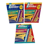 Lot Of Accent On Achievement B-flat Clarinet Books 1-3 W/ Cds Alfred New. Fixed Price $23.97.