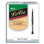 D'addario Woodwinds Voz Bb Clarinet Reeds, Strength Medium, 10-PACK RCC10MD. Fixed Price $27.24.
