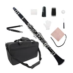 New Clarinet Bb Flat 17 Ebonite Material With Nickel Plated Keys For Student. Fixed Price $84.90.