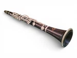 Noblet Paris Model 45 Clarinet Grenadilla C.1960S Black & Silver Keys A36589. Fixed Price $358.15.