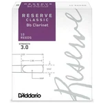 D'addario Woodwinds Rico Reserve Classic Bb Clarinet Reeds Strength 3, 10 Pack. Fixed Price $49.18.