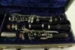Vintage Musical Instrument Woodwind Bb Elkhart Clarinet Complete With Case. Fixed Price $96.36.