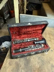 Vintage Pan American Elkhart Indiana Clarinet Musical Instrument Parts Case Usa. Fixed Price $59.99.