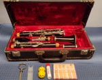 Vintage Boosey & Hawkes The Edgware Clarinet W/case Reeds #57350 England. Fixed Price $69.99.