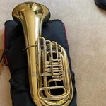 Meinl-weston Model 25 4V Bbb Tuba With Custom Gig Bag. Fixed Price $4000.00.