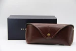 New Ralph Lauren Brown Button Authentic Eyeglasses Sunglasses Case W/box. Fixed Price $27.20.