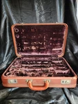 Vintage Buffet Crampon Paris Double Clarinet Case Only Burgundy Interior W/ Key. Fixed Price $99.99.