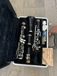 Bundy Bb Clarinet Black Plastic Closed Hole Medium Bore W/ Case N553A. Fixed Price $80.00.
