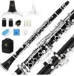 Eastar ECL-400 Commander Ebonite Silver Keys Flat Wind Band Clarinet. Fixed Price $75.00.