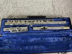 Gemeinhardt Elkhart Nickel Plated Closed Hole Student Flute W/ Case Usa. Fixed Price $125.00.