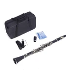Glarry 17 Key Bakelite Nickel-plated Black Student Bb Clarinet. Fixed Price $69.58.