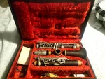 Vintage Noblet Paris (leblanc France) Model 40? Wooden Clarinet 1960S W/ Case. Fixed Price $85.00.