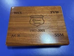 Wisconsin Central System 1987-2001 Walnut Case With Poker Card Decks.. Fixed Price $35.99.