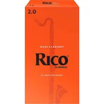 Rico Bass Clarinet Reeds, Box Of 25 Strength. Fixed Price $97.99.