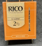 Pack Rico Bb Clarinet Reeds Strength 2.5 RCA1025 New. Fixed Price $19.95.