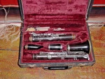Vintage Fontaine Deluxe Clarinet Wood Grenadilla Paris France Made. Fixed Price $250.00.