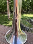 1921 Holton Clarke Cornet Elkhorn, Wi Case, Mouthpiece, & Lyre - Silver. Fixed Price $439.00.