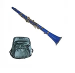 New Merano Student Bb Blue Clarinet,case,mouth Piece; Reed,cap;screwdriver,bag. Fixed Price $89.99.