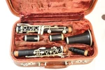 Vintage Evette & Schaeffer Buffet Crampon Wooden Bb Clarinet - Original Case. Fixed Price $115.00.