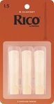 Rico Bb #1.5 Clarinet Reeds - Pack (strength 1.5) RCA0315. Fixed Price $12.99.