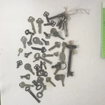 Huge Lot Antique Vtg Keys Mostly Blade Flat Ornate Specialty. Fixed Price $39.99.