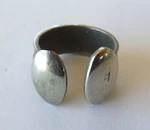 Artisan Handcrafted Small Adult, Childs Ring Made Of Real Clarinet Keys Size 3.5. Fixed Price $18.00.