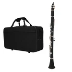 17 Key Flat Clarinet Bakelite Construction Smooth Tone With Bag For Learners. Fixed Price $92.09.
