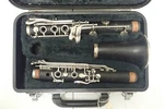 Vintage Unnumbered Plain Normandy France Wood Clarinet Serial #19566 W/ Case. Fixed Price $60.00.