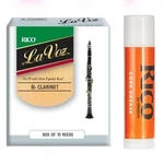 Rico Bb Clarinet Reeds, Medium, Strength 10-REEDS + Cork Grease. Fixed Price $30.11.