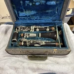 Boosey And Hawkes The Edgeware Wood Clarinet With Case Untested. As-is Free Ship. Fixed Price $68.50.