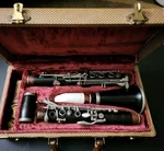 Vintage- 1950 England Boosey & Hawkes The Edgware Clarinet Original Case. Fixed Price $129.00.