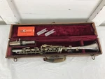 C. 1930 Victory (ditson) (cundy-bettoney?) Metal Clarinet W/ Case And New Reeds. Fixed Price $125.00.