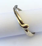Artisan Handcrafted Woodwind Bracelet Made From Real German Silver Clarinet Keys. Fixed Price $35.00.
