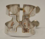 Used Vintage Harrison Alto Clarinet Ligature, Patent Reference & Marked "L3". Fixed Price $150.00.