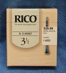 Rico Bb Clarinet Reeds 3.5 Box Of Ten RCA1035. Fixed Price $20.00.