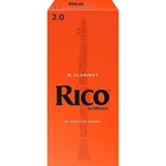 Rico Bb Clarinet Reeds, Box Of 25 Strength. Fixed Price $55.99.