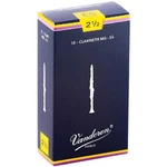 Vandoren CR1125 Eb Soprano Clarinet Reeds 2.5 Strength, 10 Count. Fixed Price $31.00.