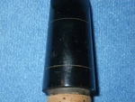 Vintage Eb Sopranino Clarinet Mouthpiece - Made France, Hard Rubber, .037". Fixed Price $99.99.