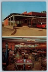 The Frontier Beef Buffet Ann Arbor Michigan University Chrome Postcard N1T. Fixed Price $14.95.
