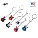 6PCS - Guitar Keychain Classic Heavy Metal Electric 3" Rock & Roll Music Player. Fixed Price $18.49.