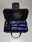 Glory Brand B-flat Student-grade Blue Clarinet Set With Hard Case. Fixed Price $90.00.