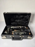 Vtg Wooden Clarinet Sonnet, Selmer Paris Vito Black Case. Fixed Price $150.00.
