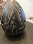 Chinese Xun Flute/pottery Clay ,signed By ARTIST,2010. Fixed Price $45.00.
