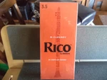 Rico RCA2535 Bb Clarinet Reeds. Fixed Price $35.00.