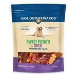 Golden Rewards Sweet Potato Wrapped With Duck Premium Treats For Dogs, 16 Oz Bag. Fixed Price $8.49.