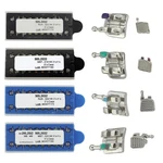 Mim Mini Orthodontic Brackets Dental Metal Brace Mbt Roth 022 018 345 With Hooks. Fixed Price $328.55.