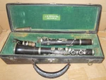 Antique J.w. Pepper And Sons Clarinet Original Case Philadelphia P.a. Fixed Price $80.00.